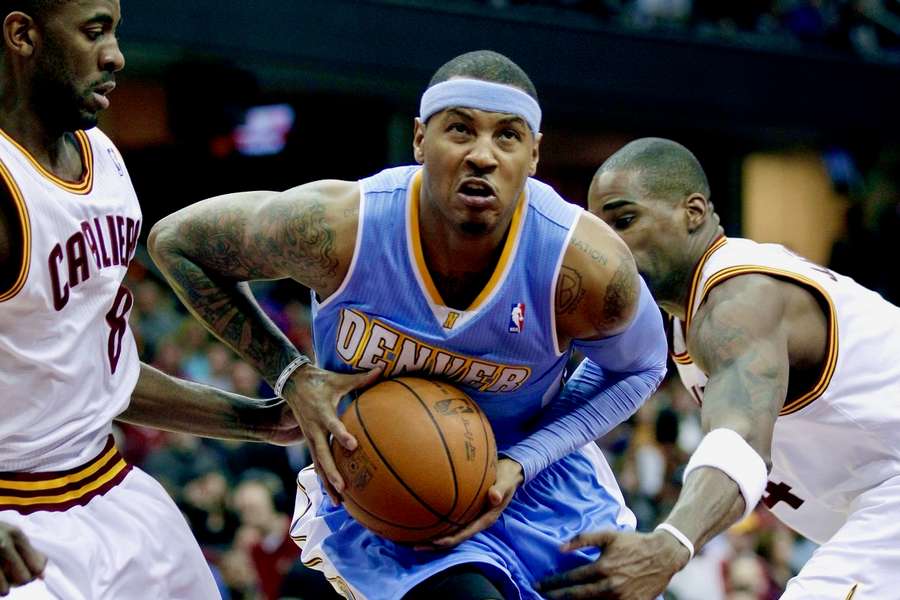 NBA-Allstar Carmelo Anthony beendet Karriere - hier in Diensten der Denver Nuggets.