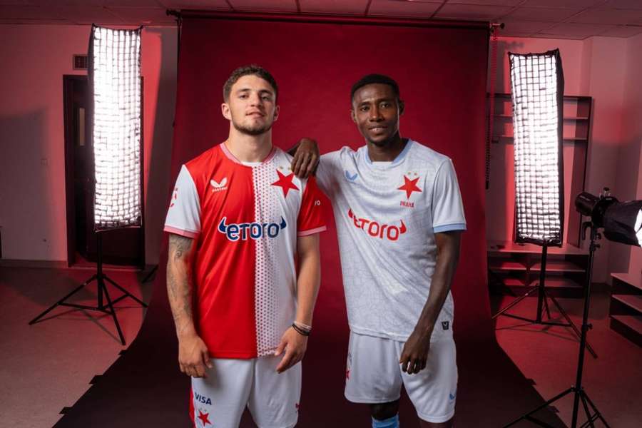 Nové dresy pražské Slavie.