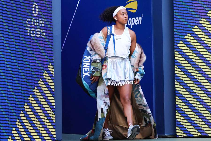 Naomi Osaka was knocked out of the US Open on Monday. Naomi Osaka was knocked out of the US Open on Monday.