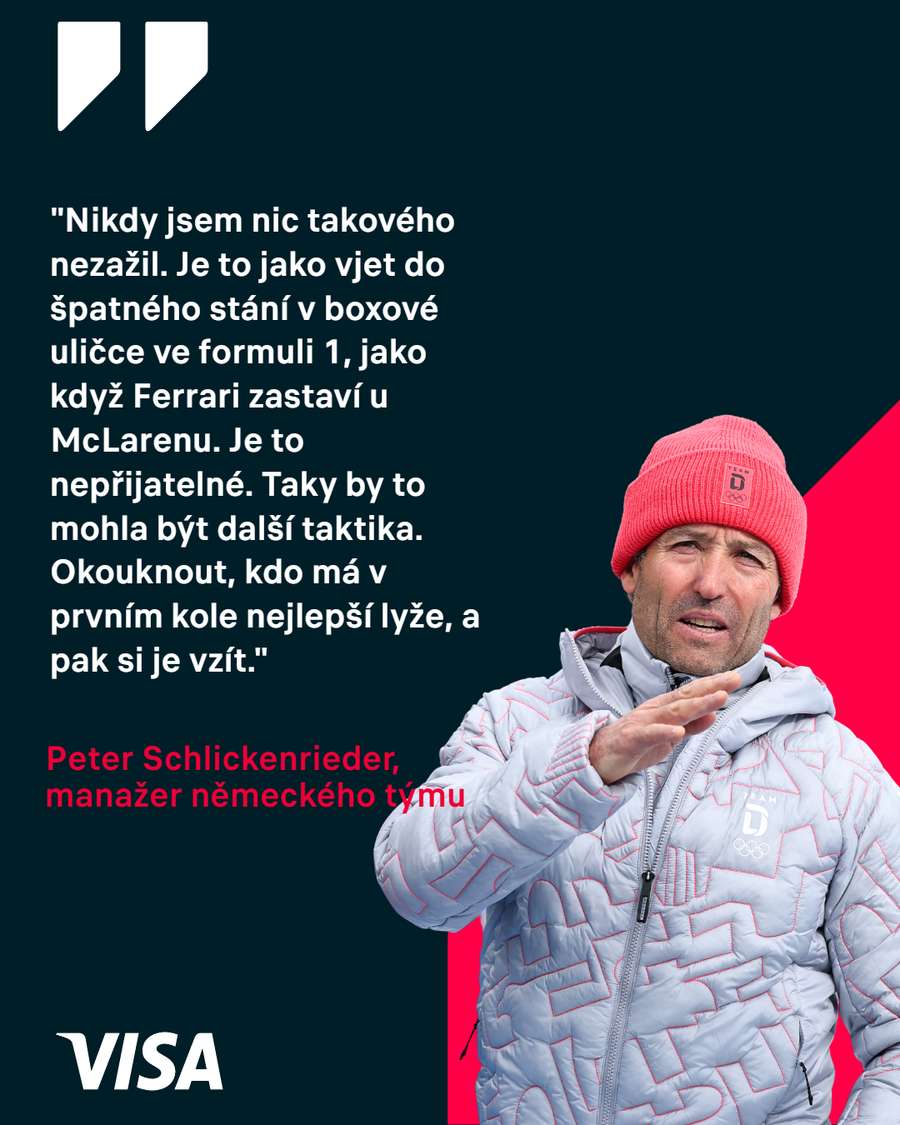 Manažer německého týmu o incidentu mluvil pro televizi ZDF. Manažer německého týmu o incidentu mluvil pro televizi ZDF.