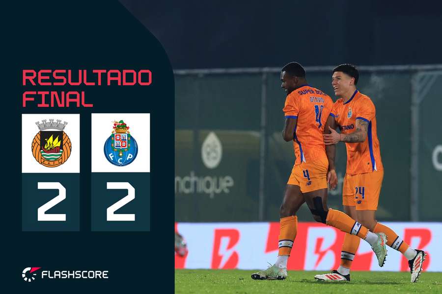 Pérez e Otávio ofereceram golos ao Rio Ave e resgataram o empate