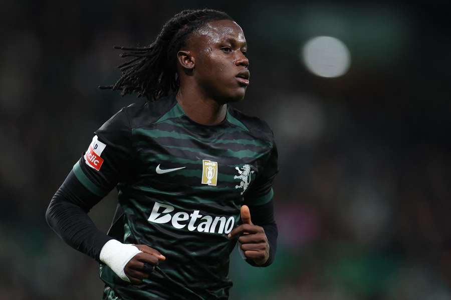 Quenda em ação pelo Sporting