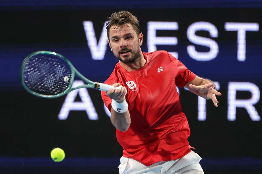Wawrinka à Perth mercredi.