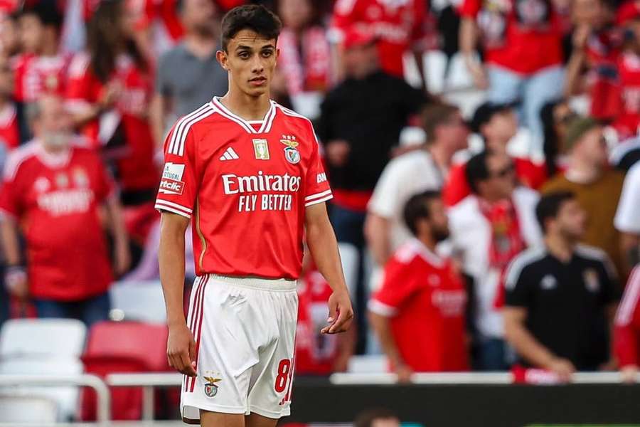 João Rêgo ao serviço do Benfica
