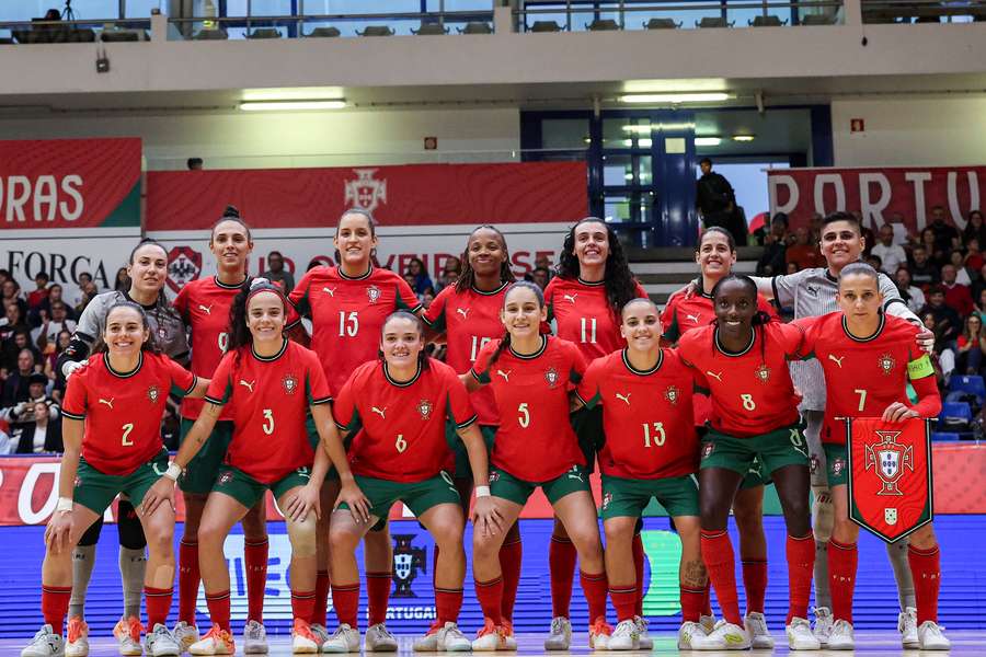 A seleção nacional de futsal feminino A seleção nacional de futsal feminino