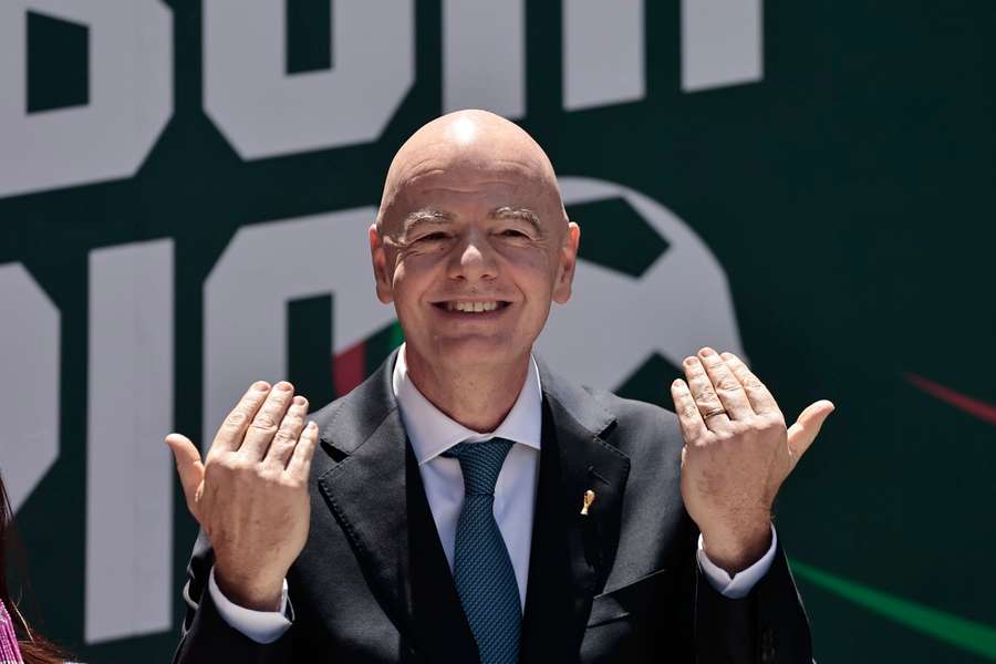 Gianni infantino à Mexico le 28 mars.