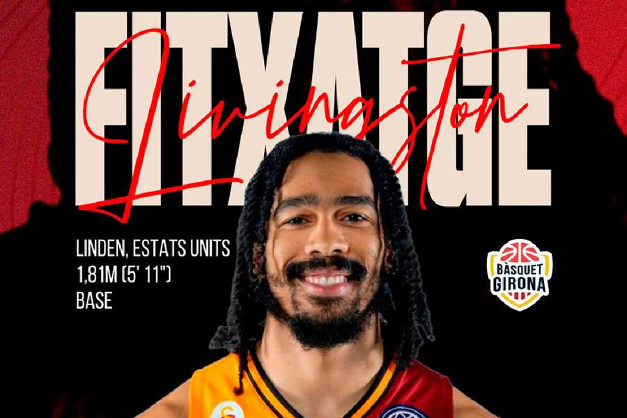 Otis Antoine Livingston II, nuevo jugador del Bàsquet Girona
