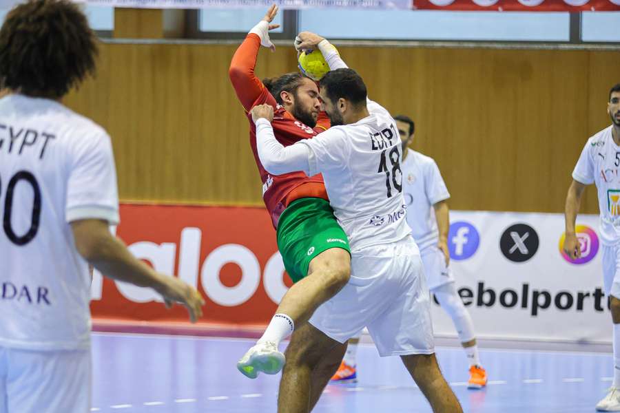 Imagem do último jogo de preparação de Portugal