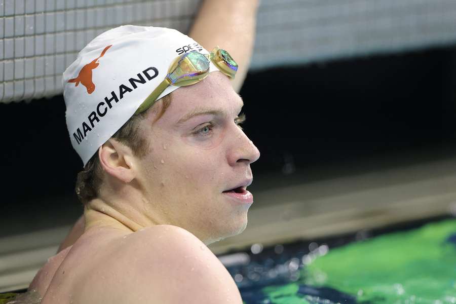 Léon Marchand en el US Open de natación. Léon Marchand en el US Open de natación.