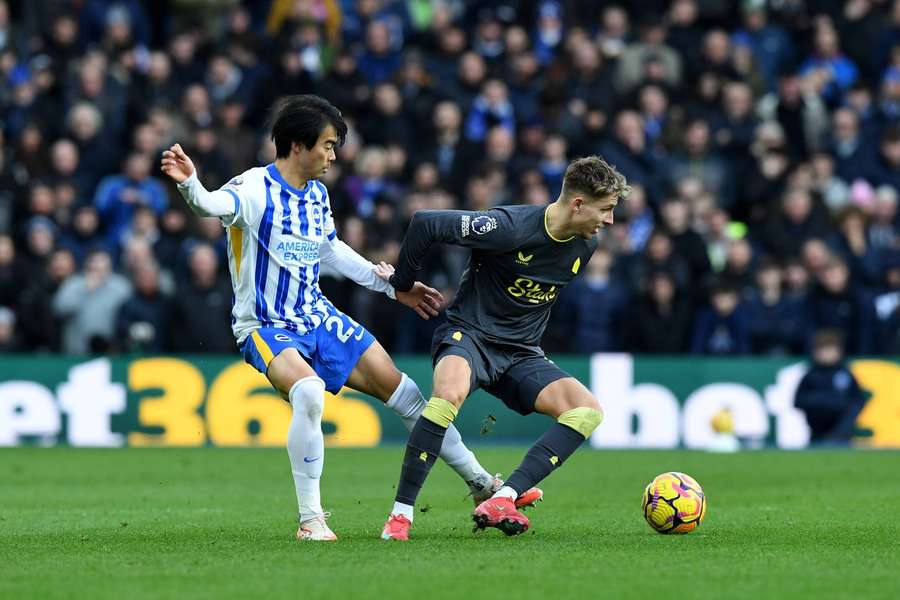 Jesper Lindstrøm had a fine performance against Brighton