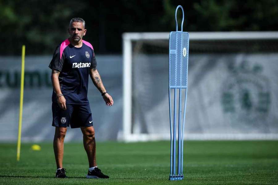 Rui Borges, treinador do Sporting