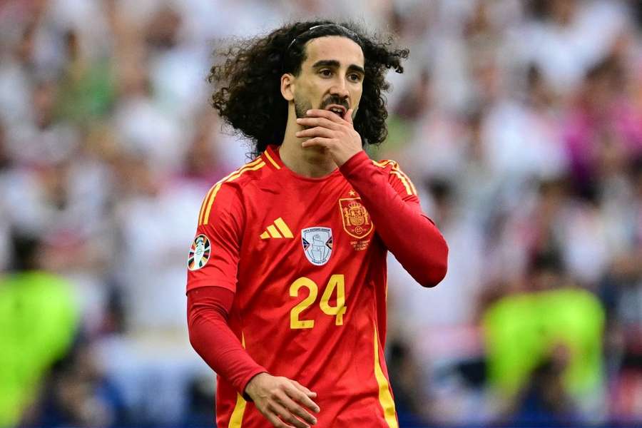 Cucurella contre l'Allemagne. 