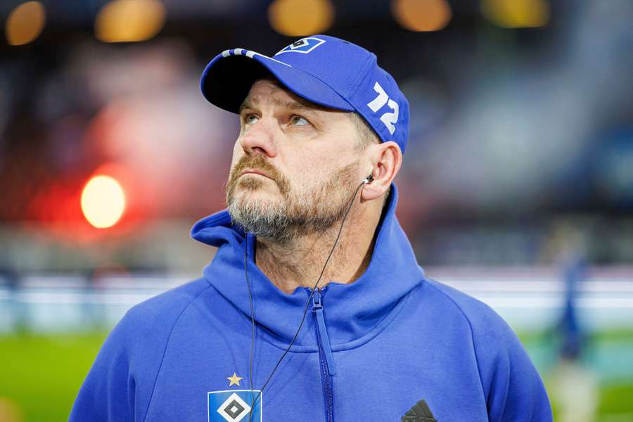 Union Berlin's new coach Steffen Baumgart looks on 