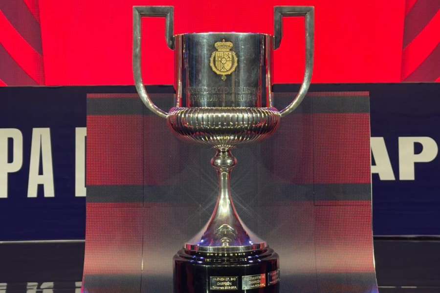 Imagen del trofeo de la Copa del Rey