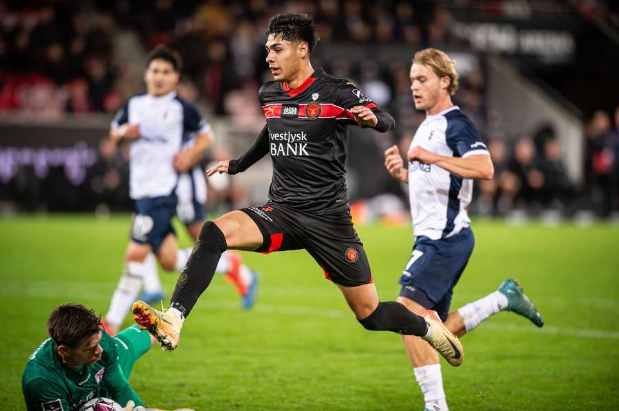 Dario Osorio played a vital role in the win against AGF