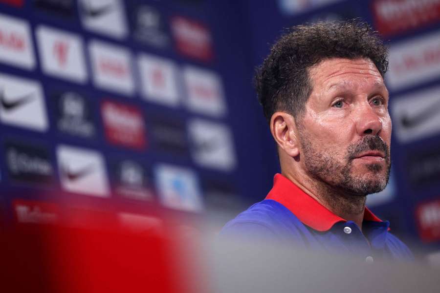 Atletico Madrid manager Diego Simeone