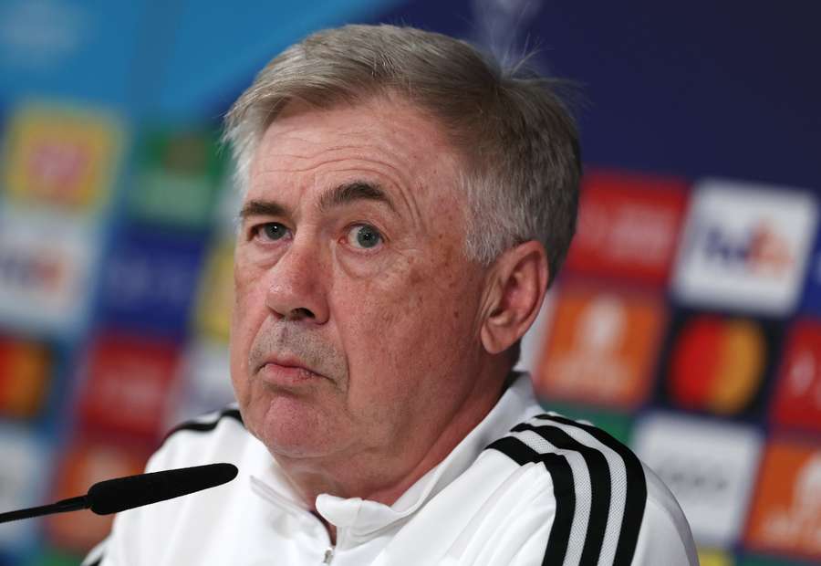 Carlo Ancelotti möchte nicht auf Resultat spielen. Carlo Ancelotti möchte nicht auf Resultat spielen.