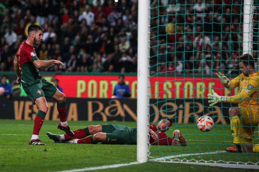 Gonçalo Inácio estreou-se em Alvalade