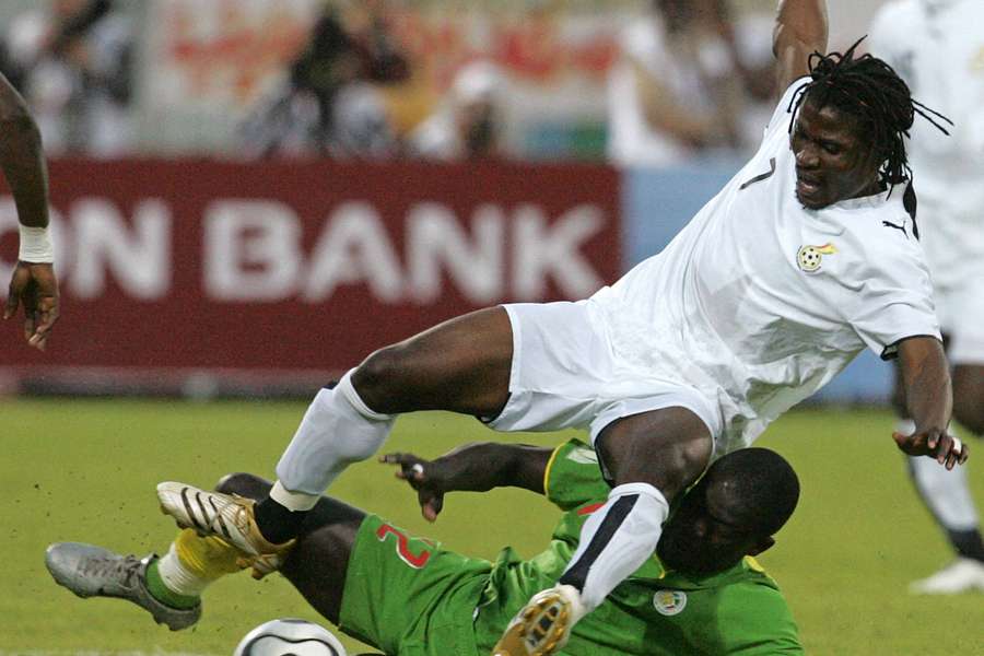 Laryea Kingston in action for Ghana in 2006