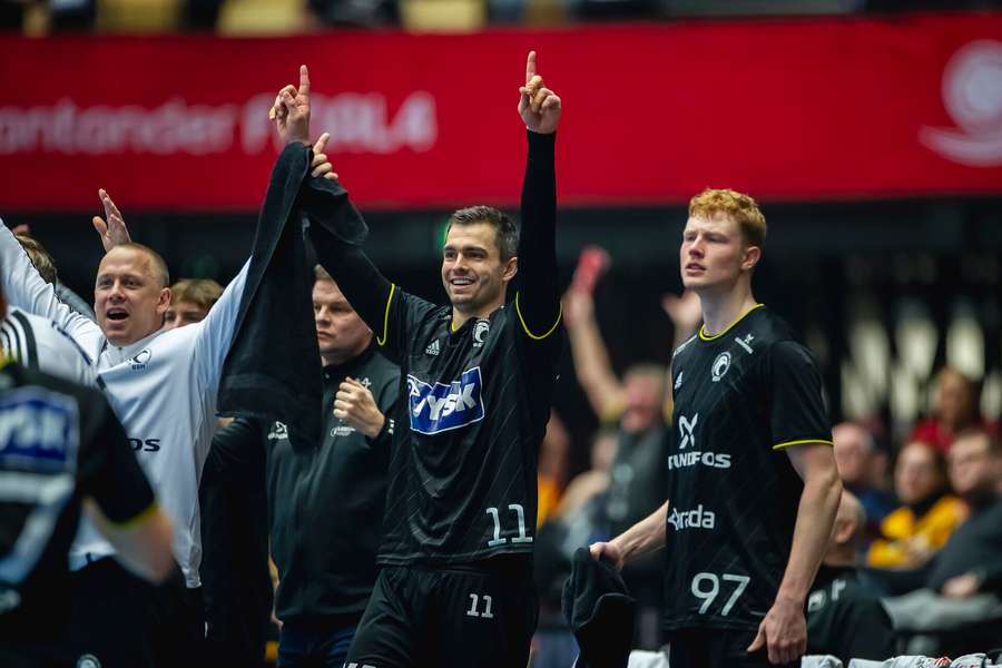 Rasmus Lauge og co. tog sejren i Schweiz.