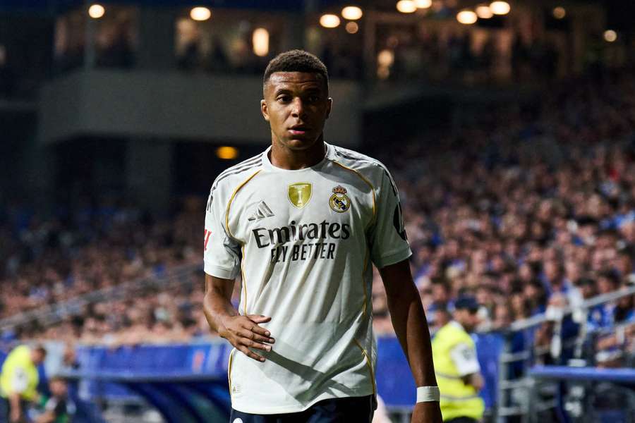 Mbappé em Oviedo em agosto de 2025