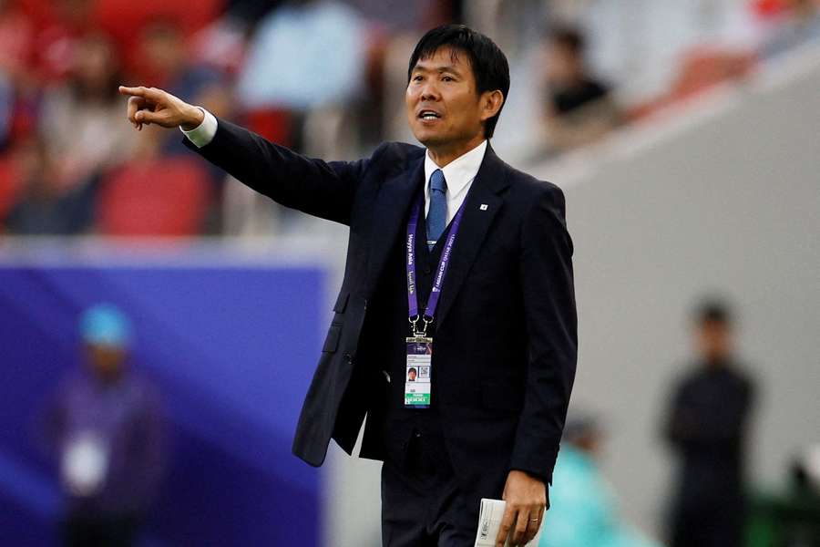 Japan coach Hajime Moriyasu