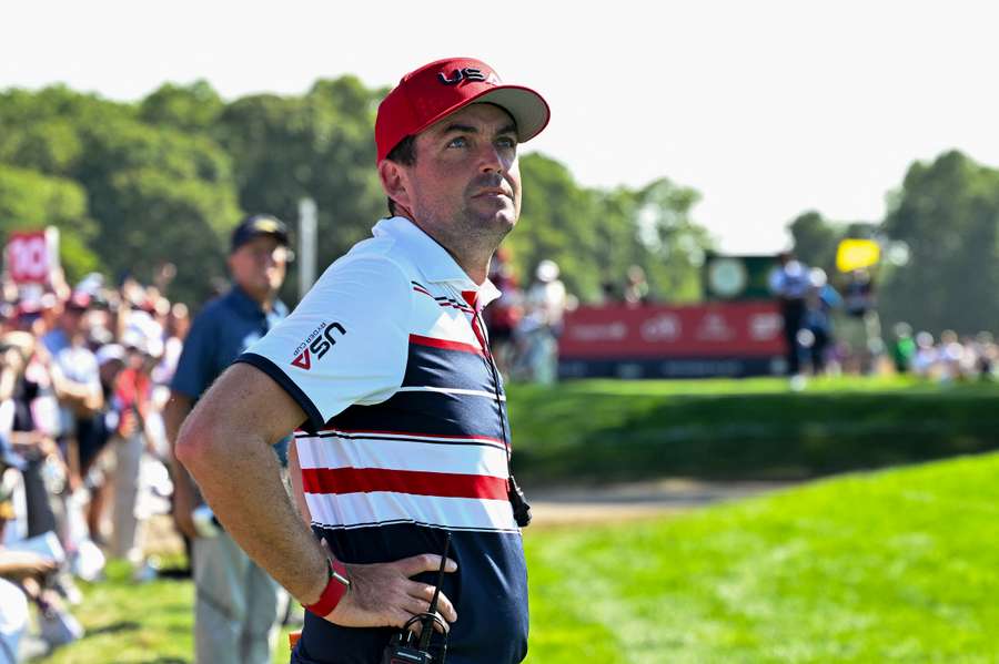 Bradley watches on at the Ryder Cup