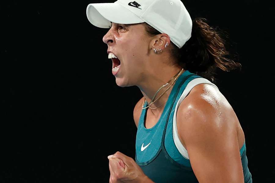 Madison Keys celebra su victoria en la final del Open de Australia