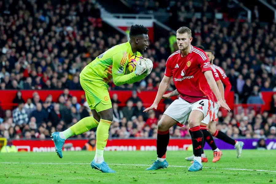 Onana é o titular da baliza do Manchester United