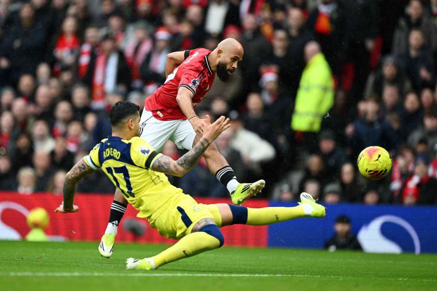 Bryan Mbeumo dával při výhře nad Tottenhamem první gól United.