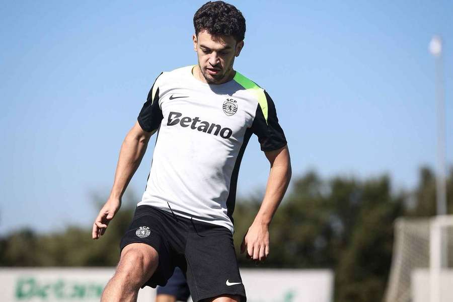 Pedro Gonçalves falhou treino do Sporting