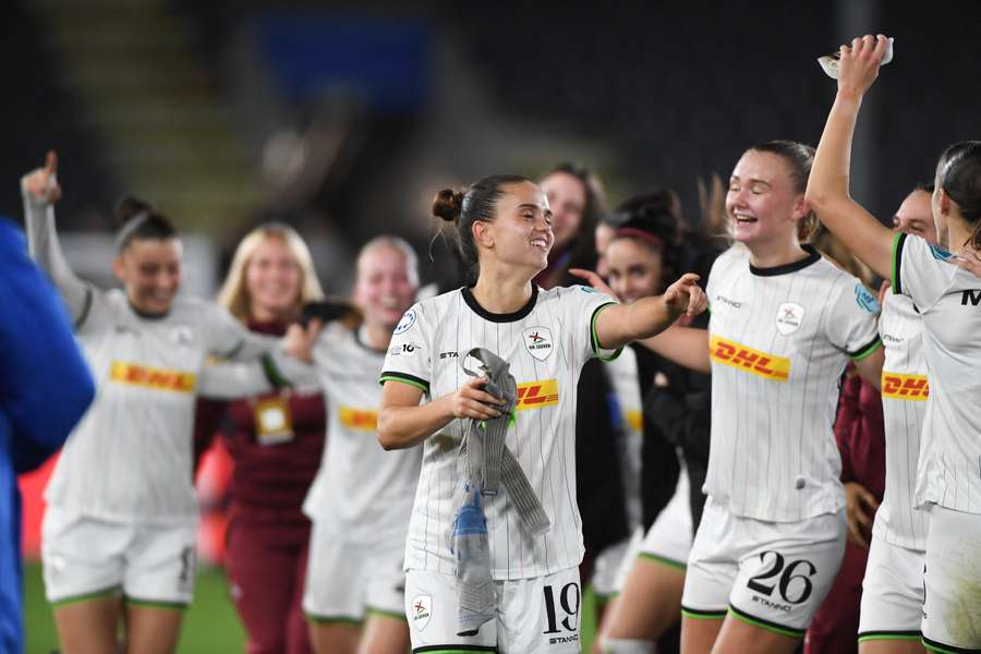 Louvain fête sa première victoire dans le tour principal de la Ligue des champions féminine.