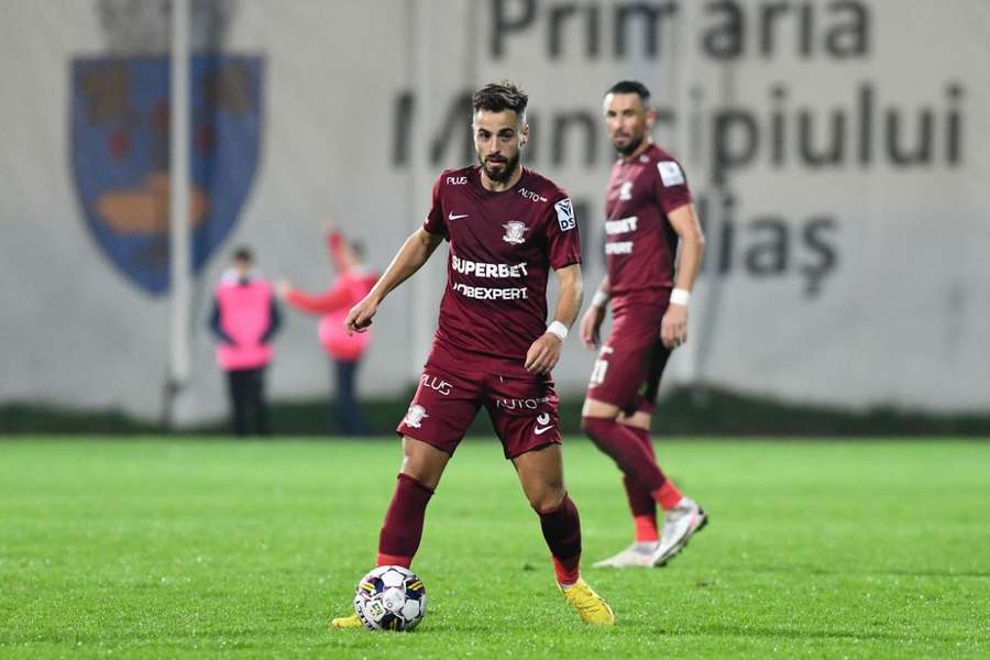 Andrei Ciobanu a deschis scorul pentru rapidiști