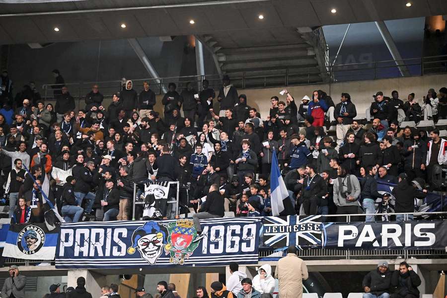 Les supporters du PFC vendredi soir à Charléty.