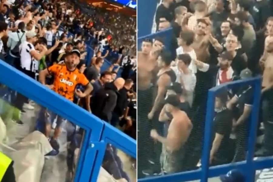 Torcedores da Juve foram flagrados fazendo gestos racistas e nazistas em jogos da Champions