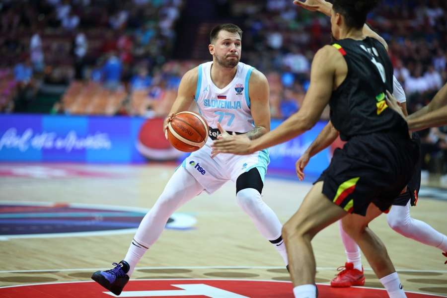 Luka Doncic, durante el Eslovenia-Bélgica