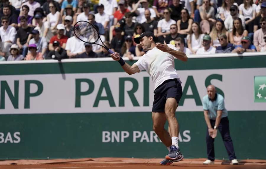 Karatsev made his French Open debut on Tuesday
