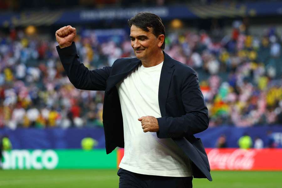 Zlatko Dalic celebrating Croatia's progression to the Round of 32 last week. Zlatko Dalic celebrating Croatia's progression to the Round of 32 last week.