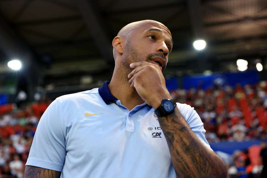 Thierry Henry à Toulon face au Japon le 17 juillet.