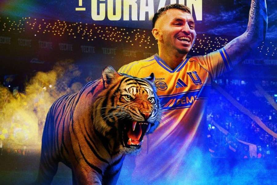 Ángel Correa foi confirmado pelo Tigres