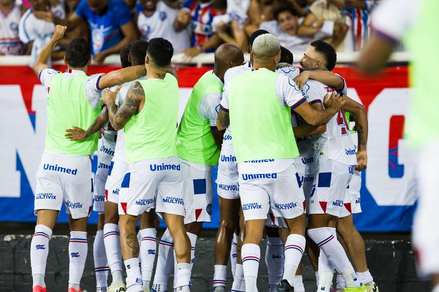 Bahia encontrou gol da vitória aos 41 minutos do segundo tempo