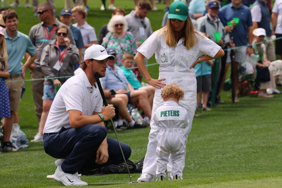 Thomas Pieters has his family with him for the Masters this week