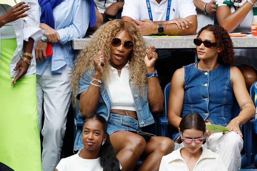 Serena Williams returns to US Open - as a fan