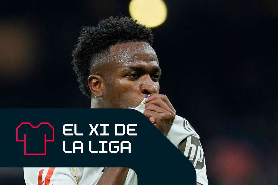 Vini Jr. se besa el escudo