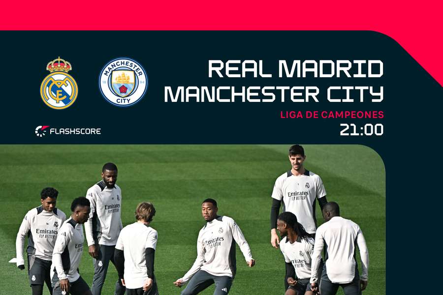 El Real Madrid se mide al City en la Champions.