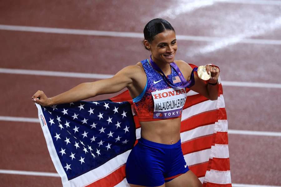 McLaughlin-Levrone bateu o recorde dos campeonatos com a segunda marca mais rápida da história, correndo a distância em 47,78 segundos