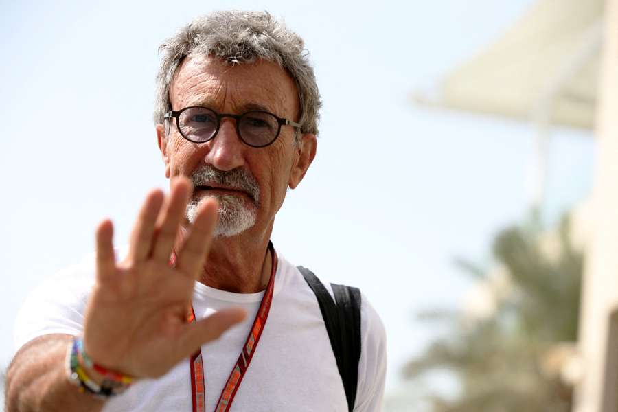Eddie Jordan walks in the Paddock before the Abu Dhabi Formula 1 GP