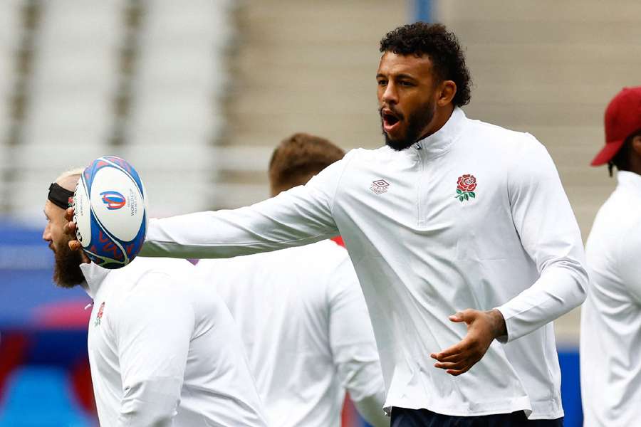 Courtney Lawes in training for England at 2023 World Cup Courtney Lawes in training for England at 2023 World Cup