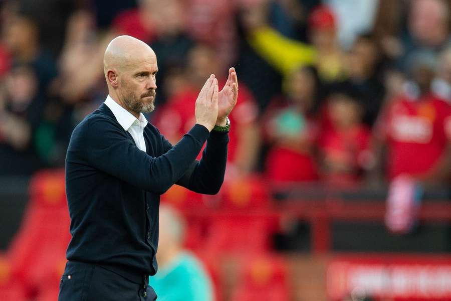 Erik ten Hag speelt met Manchester United zaterdagavond tegen Sheffield United