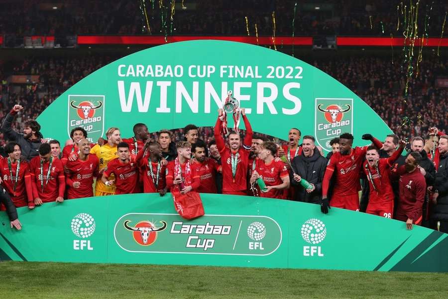 Liverpool is uittredend kampioen van het tweede Engelse bekertoernooi